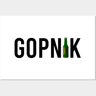 gopnik - beer bottle Posters and Art